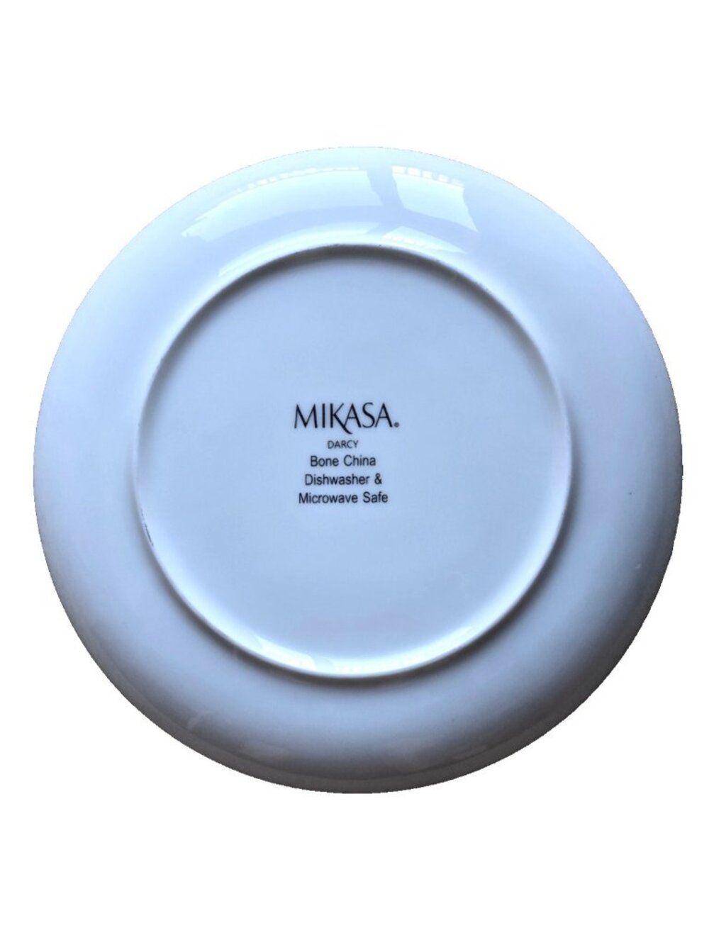 Mikasa DARCY 9” Salad Plate adorned with a vivid blue floral pattern, crafted - Picture 3 of 7